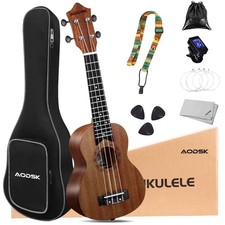 Tenor Ukulele for Beginners Kit for Kid Adult Student,Sapele Hawaiian Starter Uk