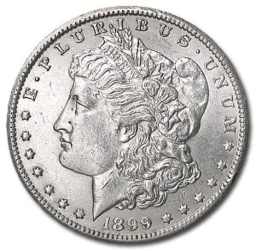 Morgan Silver Dollar Almost Uncirculated 1899-O