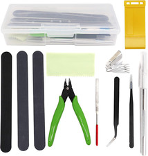 17Pcs Basic Model Tools Set Modeler Building Kit for Gundam Car Model Assemble B