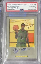 Rajon Rondo 2006-07 Topps Turkey Red Auto Rookie RC Boston Celtics STAR KENTUCKY
