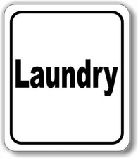 Laundry classic Aluminum Composite Sign