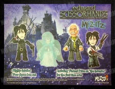 Edward Scissorhands Figures Mezco Toyz 2005 Print Magazine Ad Poster ADVERT