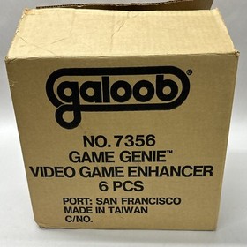 Galoob Nintendo Nes Game Genie Gold 7356 Master Case Display Original Box Only