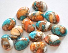 AAA Quality Natural Mohave Copper Turquoise Oval Shape Cabochon 3x5mm - 15x20mm