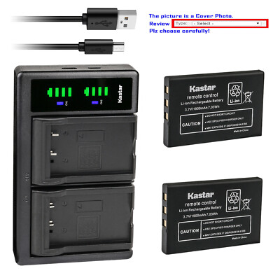 Kastar LA-365 Battery LTD2 USB Charger for Listen iDSP RF Receiver LR-5200-072