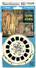 The Beautiful Caverns of Luray Virginia 3d View-Master 3 Reel Packet