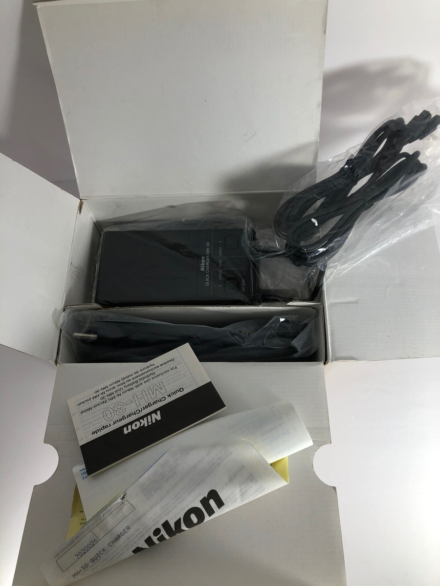Nikon クイックチャージャー MH-30 F5専用 通電確認済 美品 Nikon クイックチャージャーMH-30 F5専用 ニッケル水素電池