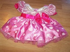 Size 12-18 Months Disney Store Minnie Mouse Costume Dress Pink White EUC