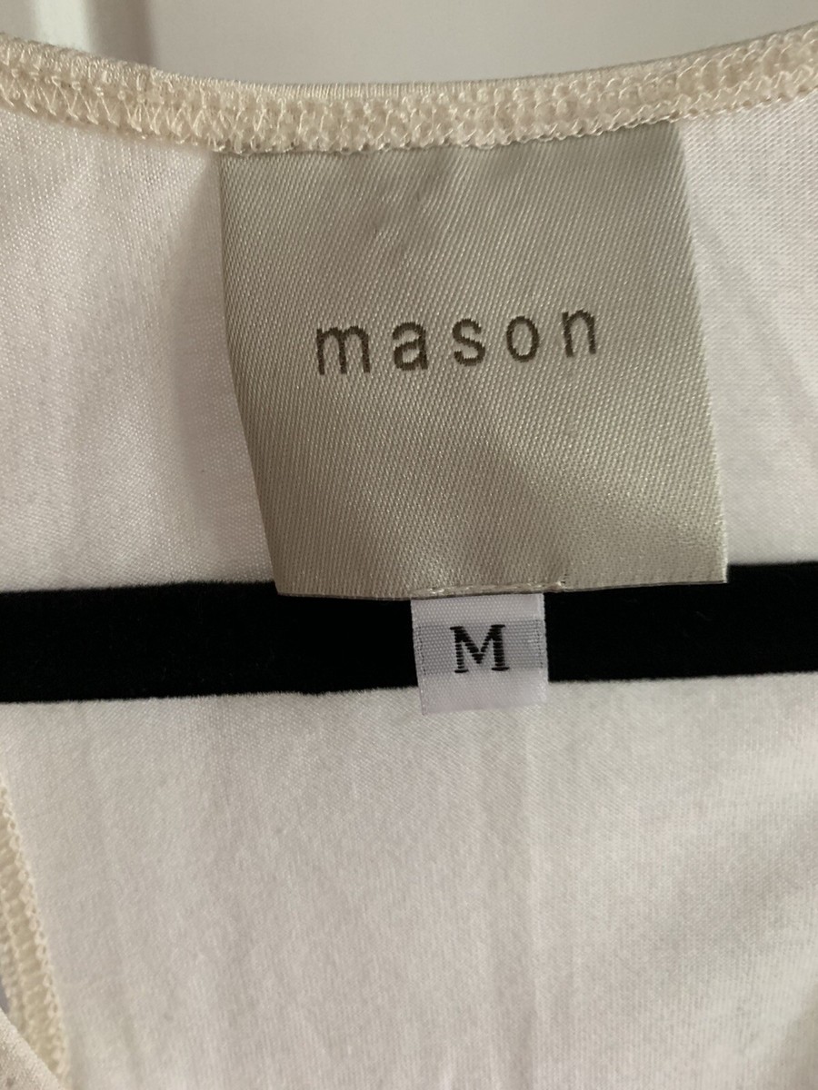 Mason Dress Ivory And Orange Silk Size M View 3