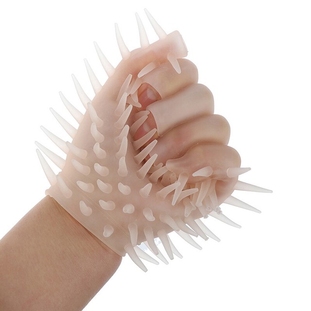 Spiky Glove Kids Adult Soft Stretchy Tactile Sensory Toy Autism