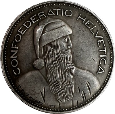 Swiss 5 Franc Coin, Year 1965 - Collectors Highlight