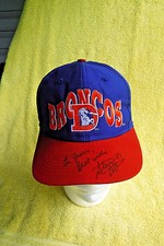VINTAGE/NEW! STEVE ATWATER, DENVER BRONCO'S OLD LOGO AUTOGRAPHED VINTAGE CAP/HAT