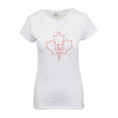 BURTON SNOWBOARD WOMENS SS FLAG T SHIRT 