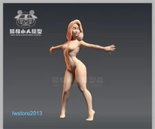 1/64 Sexy Bikini Girl Miniatures Scene Props Figures Model For Cars Vehicles Toy