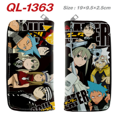 Soul Eater Men's Zipper Clutch Wallet ID Card Holder Coin Purse Handbags Unisex | eBay Soul Eater Men's Zipper Clutch Wallet ID Card Holder Coin Purse Handbags Unisex | eBay