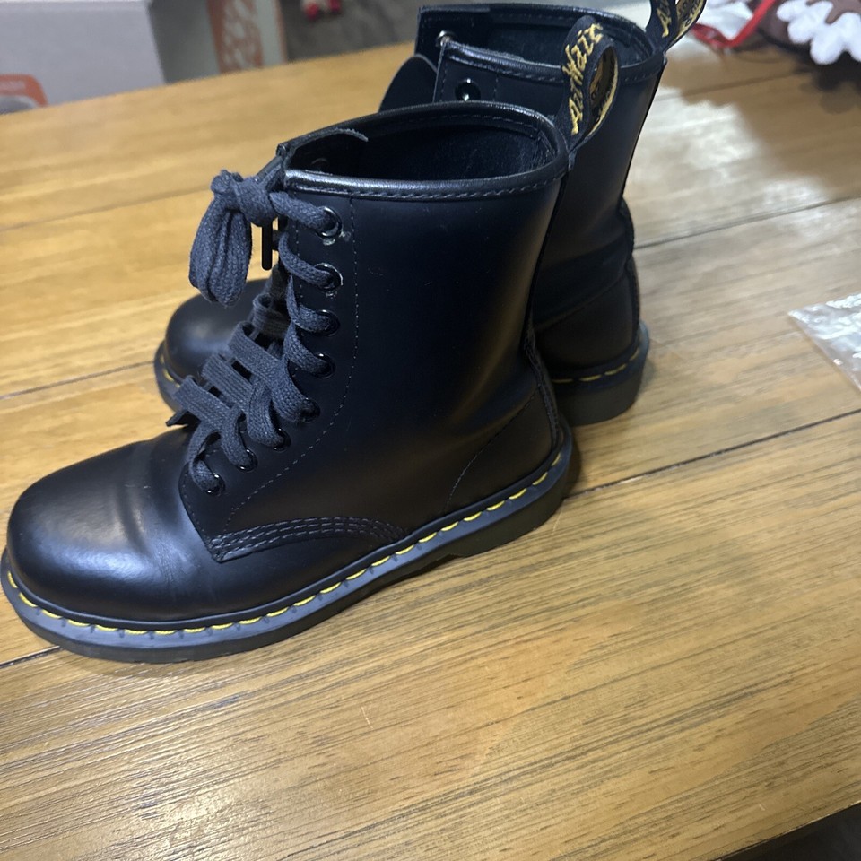 dr martens boots womens size 6 Black eBay
