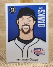 2012 Panini Triple Play John Danks Baseball Card #17 White Sox A1