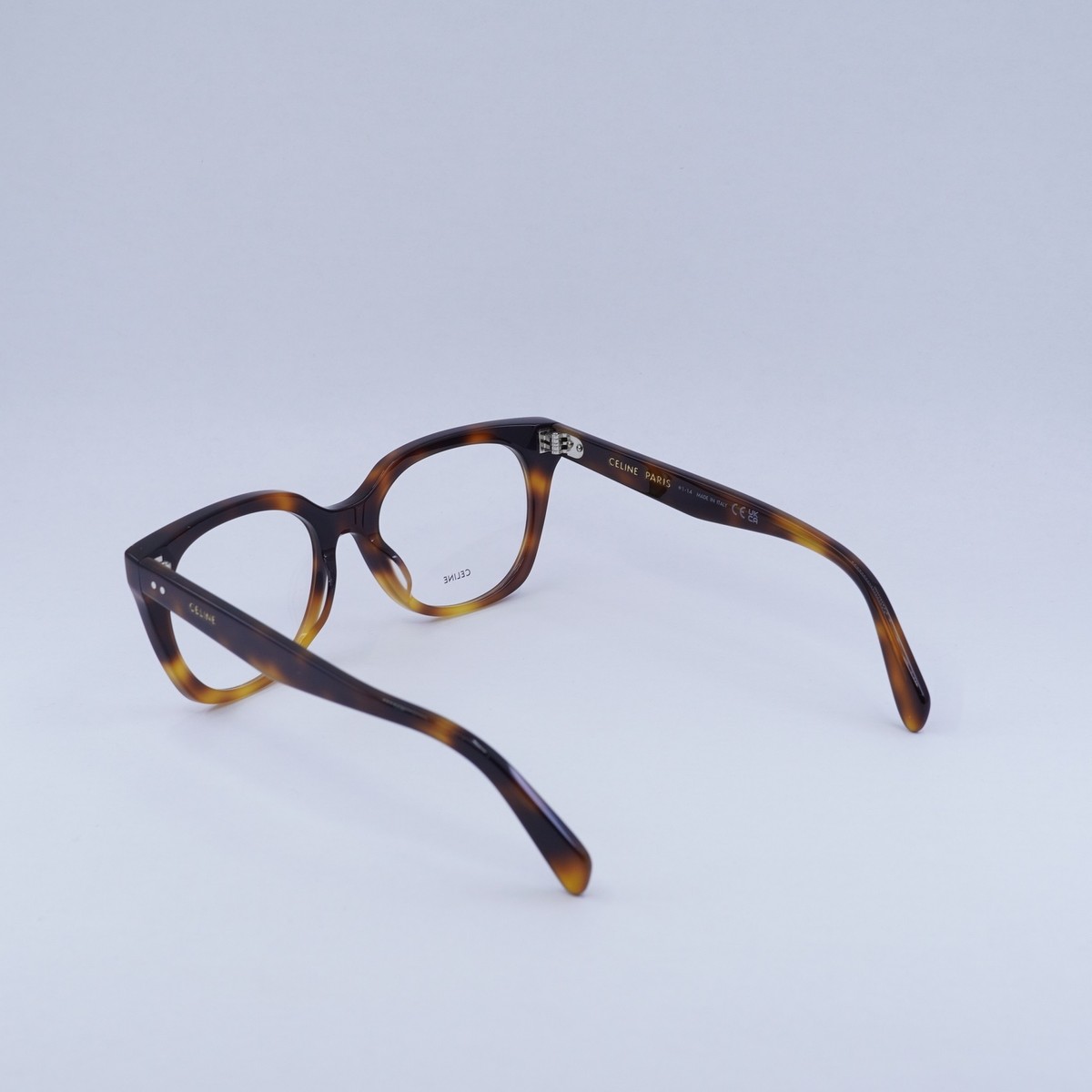 メガネ Celine Eyeglasses CL50116I 056 Luxury Cat Eye Tortoiseshell Celine CL50116I Tortoise, Purple Prescription Eyeglasses