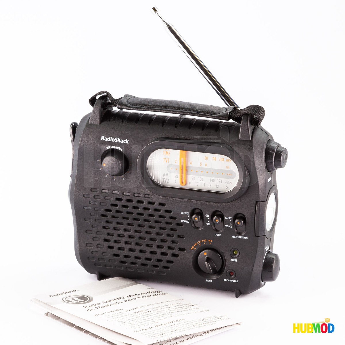 Radio Shack 20-108 AM/FM Weatherband Emergency Crank Radio 