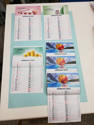 Posten KALENDER 1=2019 +1=2021 +1=2022 +3=2023 =6 Stk.= Sammeln''ESSELUNGA'', Neu
