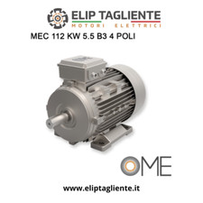 MEC 112 KW 5,5 B3 DREHSTROMMOTOR 4 POLIG 1500 U/min