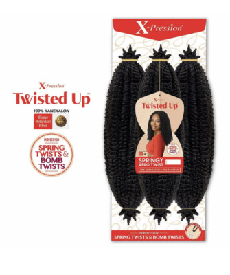 Outre Synthetic Braiding Hair X-PRESSION SPRINGY AFRO TWIST 16