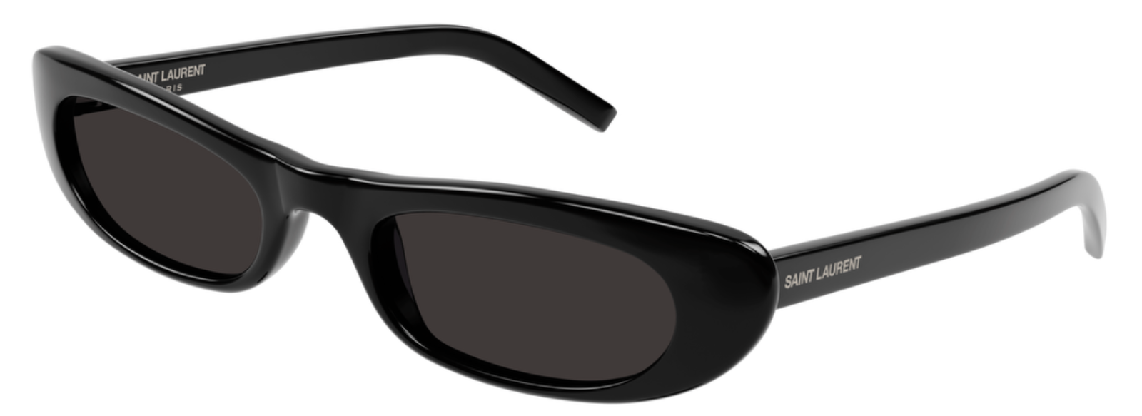 Saint Laurent SL 557 SHADE 001 Black Sunglasses Cat Eye Unisex New Authentic