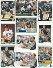 ⚾ 20 different NICK HUNDLEY cards lot 2009 - 2019 Padres Rockies A's Giants hi #