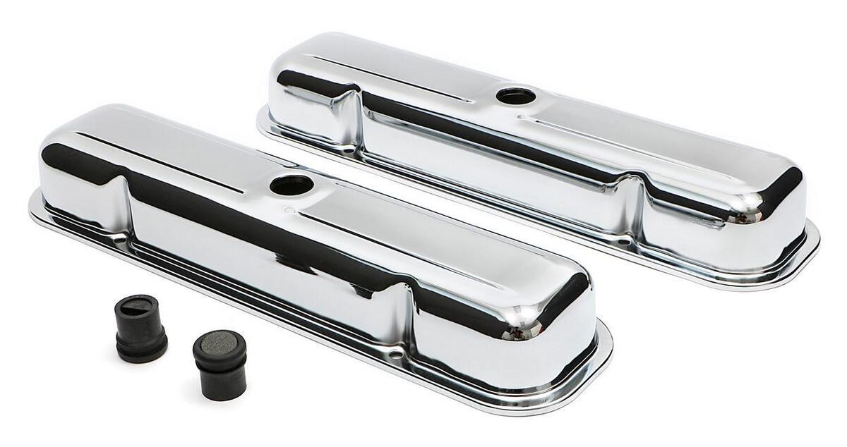Specialty Products Valve Cover 59-79 Pontiac V8 Tall Chrome Specialty Products Valve Cover 59-79 Pontiac V8 Tall Chrome