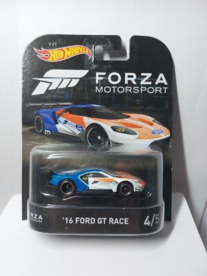 Hotwheels 1/64   Forza Motorsport Ford Gt Race #4/5