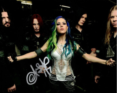 GFA Arch Enemy Sängerin * ALISSA WHITE-GLUZ * Signierte 8x10 Foto PROOF A8 COA