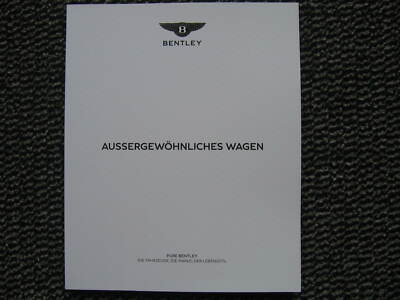 Pure Bentley Magazin Edition 6 Continental GT Speed Flying Spur Bentayga neu