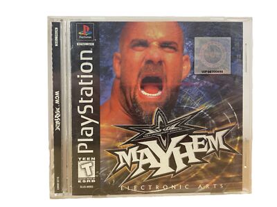 WCW Mayhem (Sony PlayStation 1) PS1 Complete w/Manual Tested Works
