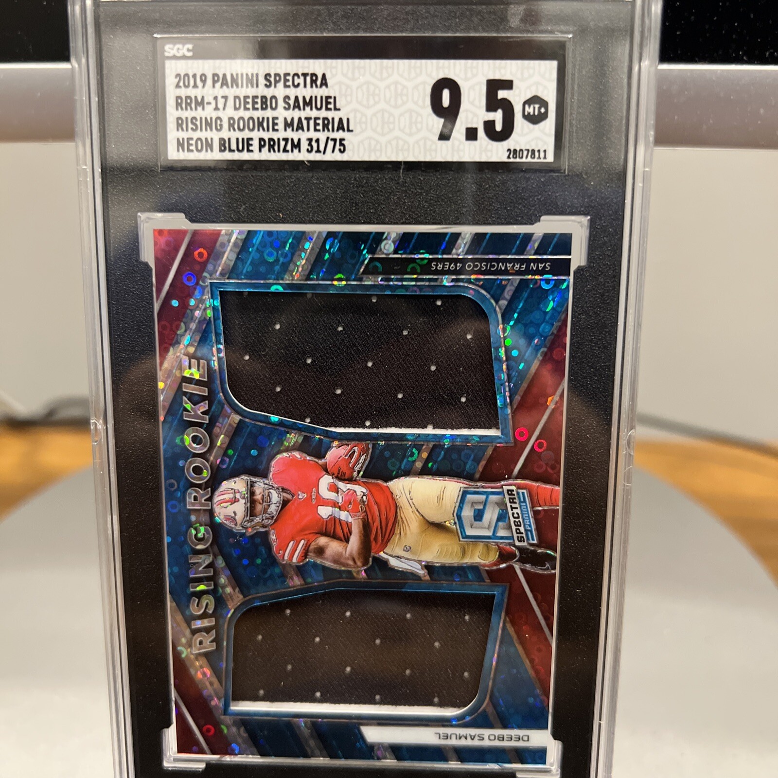 Deebo Samuel Panini Spectra Rising Rookie Materials #RRM17 Nebula