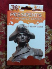 Presidents Of The United States 36 Flash Card Set