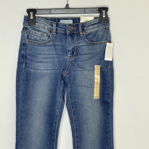 Mudd Skinny Jeans Girls Size 10 Blue Denim Pants Adjustable Waist (4315) - Picture 4 of 8