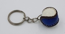 HURLING KEY CHAIN. SLIOTAR 6 PIECES - TINY HURLING BALL KEY CHAIN - HAND SEWN
