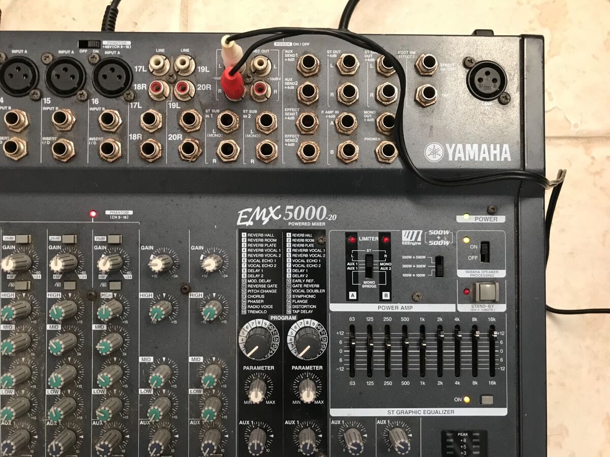 Yamaha EMX5000-20 Mixer (broken/for parts Please read) | eBay Yamaha EMX5000-20 Mixer (broken/for parts Please read) | eBay