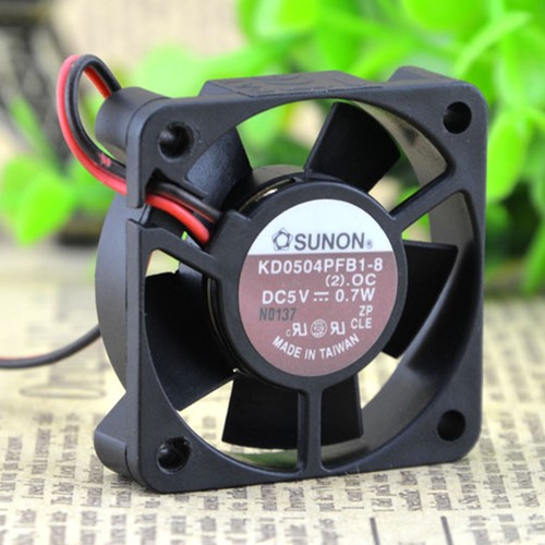 1pcs Nuova ventola di raffreddamento SUNON KD0504PFB1-8 5V 0,7W a 2 fili #QW - Foto 2 di 4