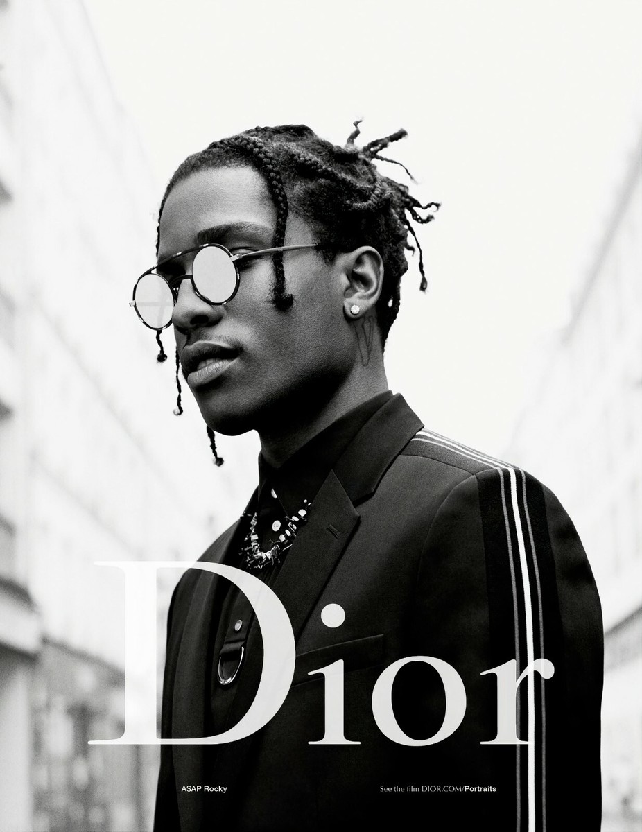 NEW ASAP Rocky Dior Shoot Fashion Poster Print or Canvas Music Songs FREE  POSTAG