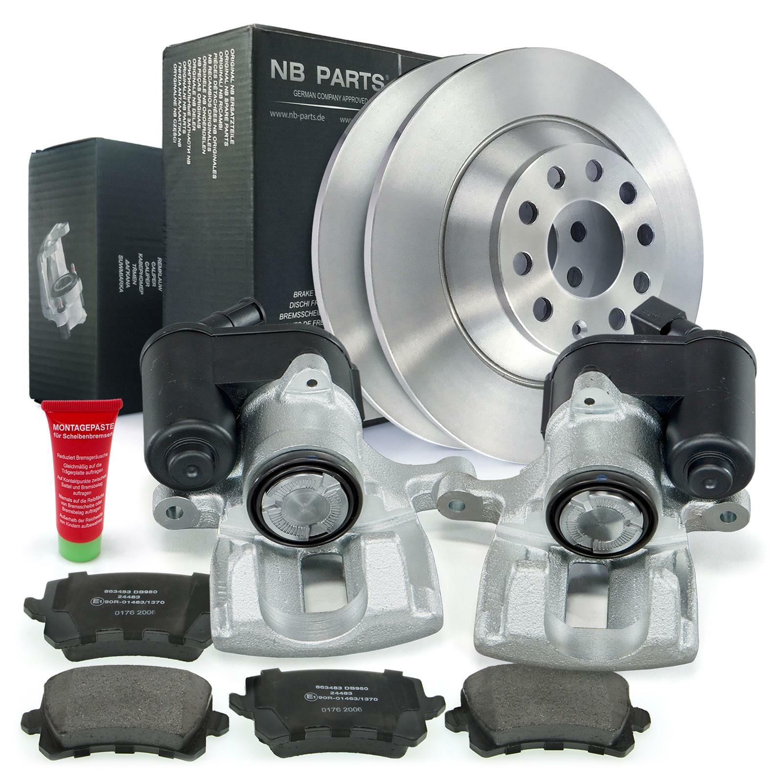 Rear Brake Calipers Brake Discs Brake Pads for Audi A6 C6 4F2 4F5