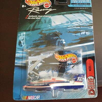 1999 Hot Wheels Deluxe Racing HYDROPLANE SERIES #12 Mobil 1 