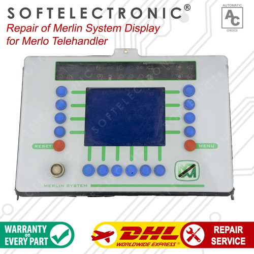 Repair Service for Merlin System Display for Merlo Telehandler