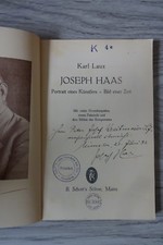 Joseph Haas Composer Autogramm signed Buch "Porträt Eines Künstlers - Bild..." 