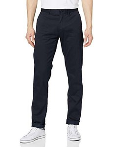 TG. 30W / 30L) Tommy Hilfiger Uomo, Pantaloni, Stretch Ct Twill Tapered,  Blu (D | eBay