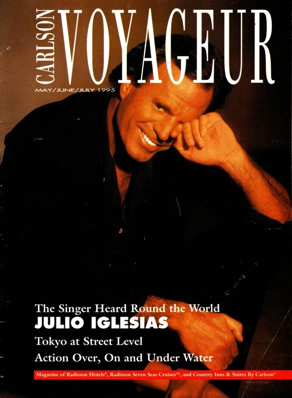 Julio Iglesias cover Carlson Voyageur 7/95 FREE US SHIPPING