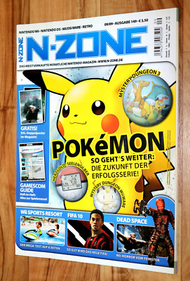 Nintendo N-Zone Magazin 09/2009 Dead Space Cursed Mountain Mystery Dungeon 3