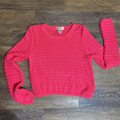 TARGET WOMEN'S LIGHT WEIGHT SWEATER, PINK, SIZE M