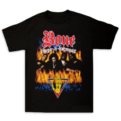 New Bone Thugs-N-Harmony Heavy Cotton Black Full Size Unisex Shirt UR195