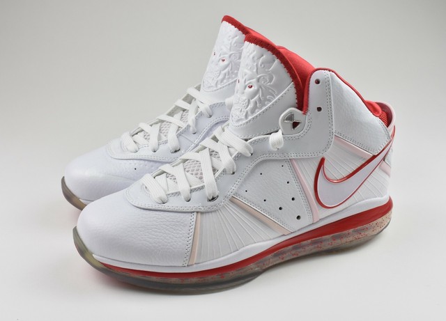lebron 8 white red